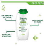Simple Kind to Hair Gentle Cleansing Shampoo with vitamin B5, chamomile oil & glycerin 400ml