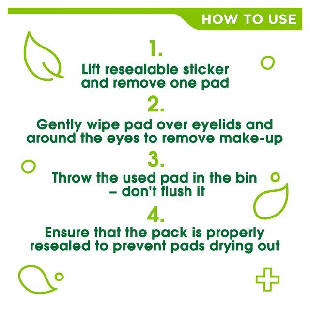 Simple Kind to Skin Eye Make Up Remover Pads 30 per pack