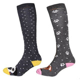 Simply s Womens Dogs Welly Socks (Pack Of 2) (UK 4-7)