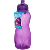 Sistema Hydrate 600ml Wave Bottle (Colours Vary)