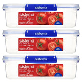 Sistema Klip It Plus Food Storage Container 3x2.2L