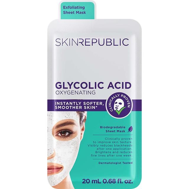 Skin Republic Biodegradable Glycolic Acid Oxygenating Face Mask 20ml