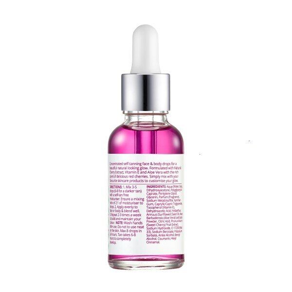 Skinny Tan Cherry Face Drops 30Ml