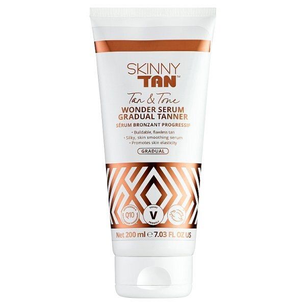 Skinny Tan Tan & Tone Wonder Serum Gradual Tanner 200Ml