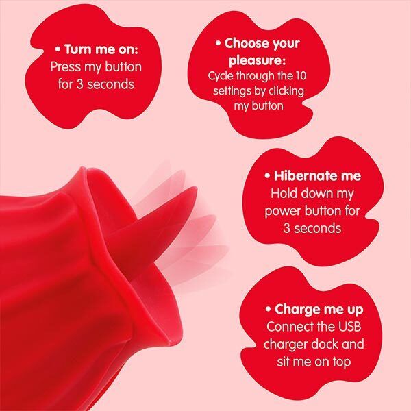 Skins Rose Buddies - The Rose Lix Vibrator Sex Toy