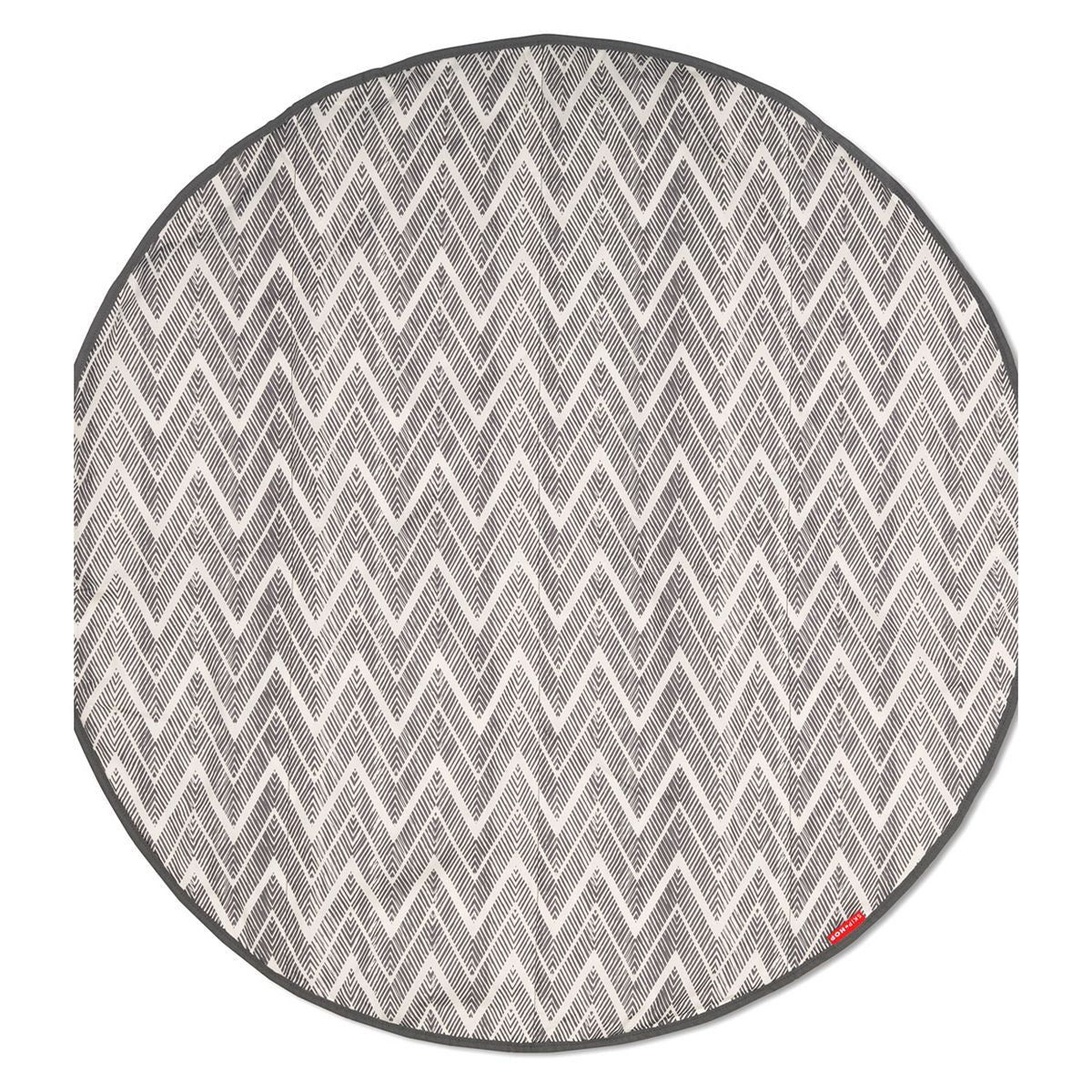 Skip Hop Round Trip Travel Mat - Grey Zig Zag