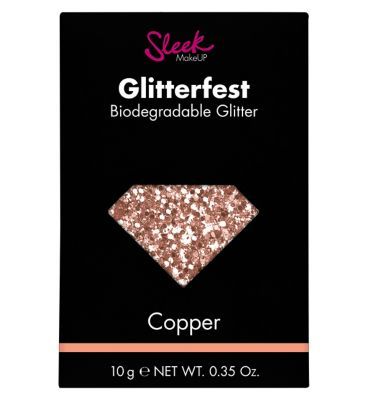 Sleek Glitterfest Biodegradable Glitter Copper
