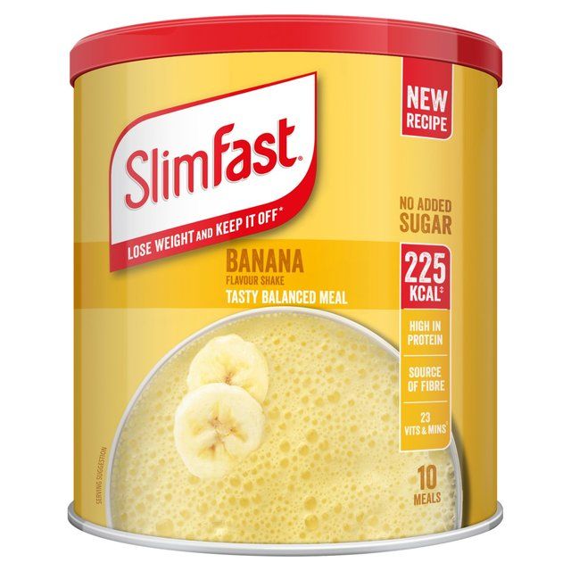 SlimFast Banana Meal Shake Powder 10 Meals 365g