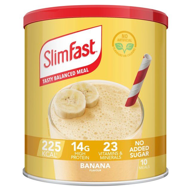 SlimFast Banana Meal Shake Powder 10 Meals 365g