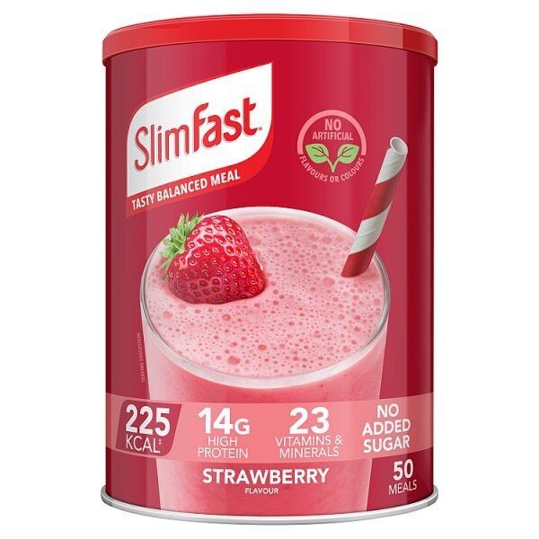 SlimFast Powder 50 Servings Strawberry 1.825kg