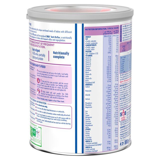 SMA Anti-Reflux Milk Powder From Birth 800g