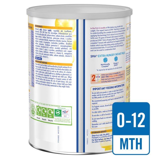 SMA Extra Hungry Infant Milk Powder From Birth 800g