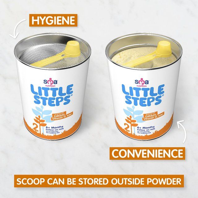 SMA Little Steps 2 Follow-on Milk Powder 6 mths+ 800g