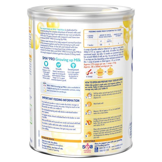SMA Pro 3 Growing up Milk Powder 1-3 Yrs 800g