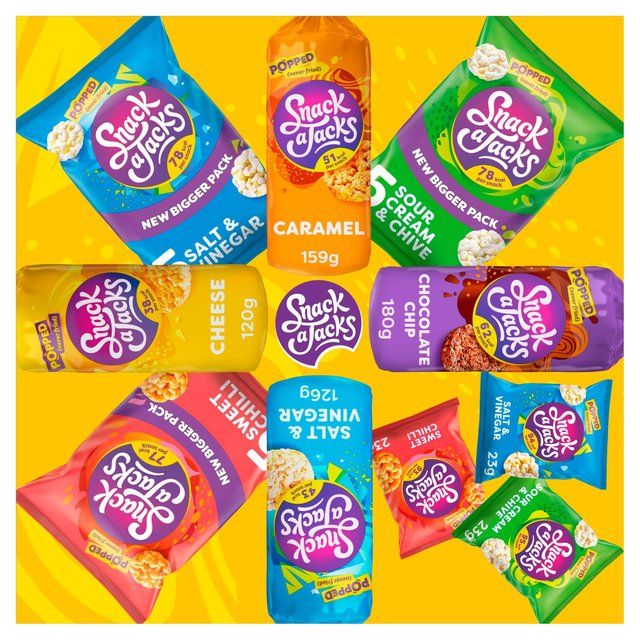 Snack a Jacks Sour Cream & Chive Multipack Rice Cakes 5 per pack