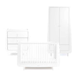 SnuzKot Skandi 3 Piece Nursery Furniture Set - White