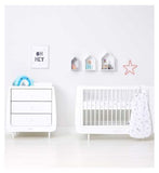 SnuzPouch 1.0 Tog Baby Sleeping Bag - Grey Star, 0-6 Months