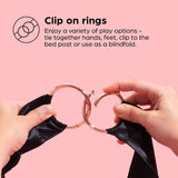 So Divine Luxury Black Silk Restraints