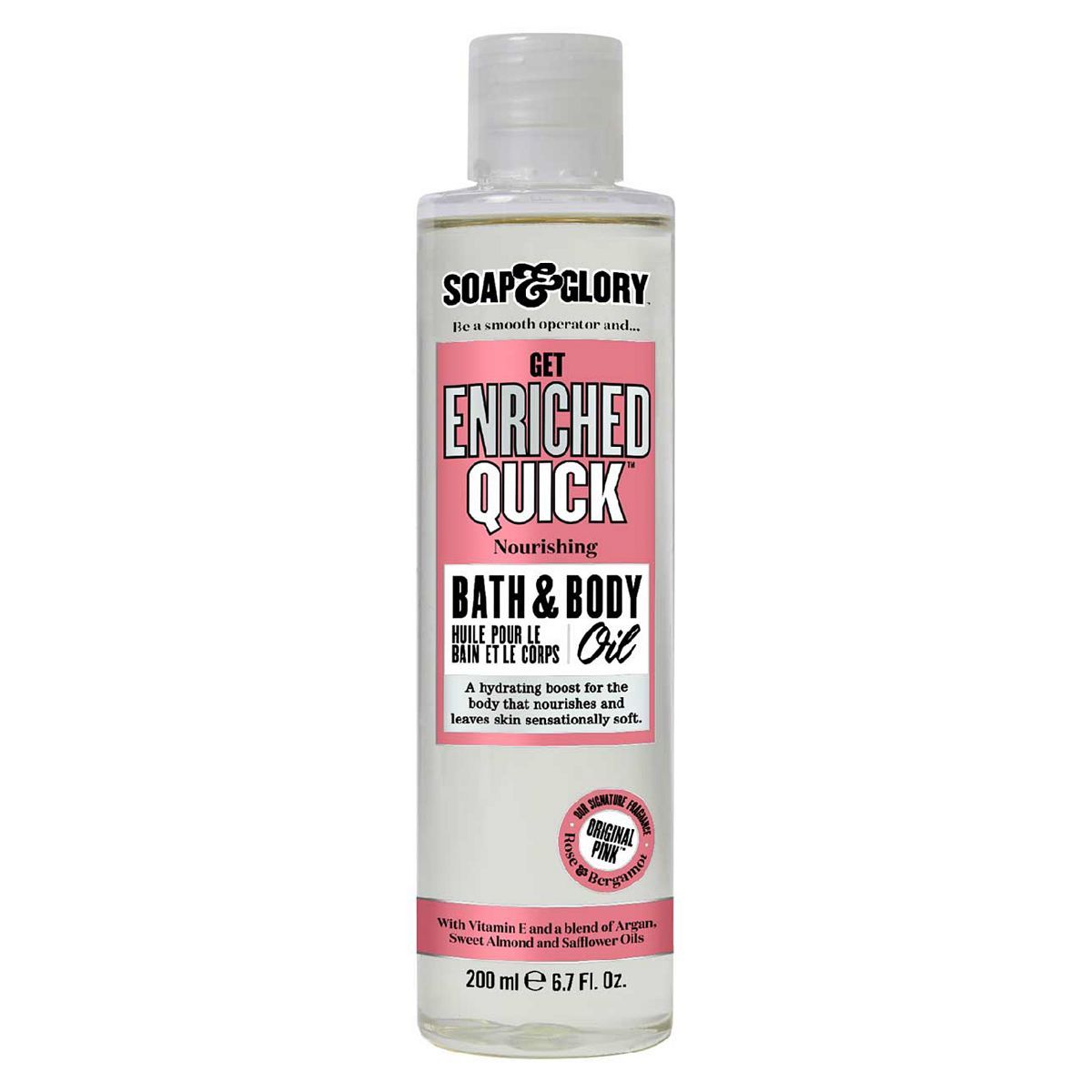 Soap & Glory Original Pink Multi-Purpose Bath & Body Oil 200ml