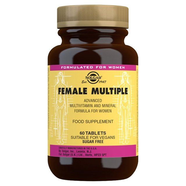 Solgar Female Multiple Multivitamin Supplement Tablets 60 per pack