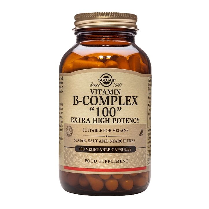 Solgar Vitamin B-Complex 100 Extra High Potency 250 Vegi Capsules