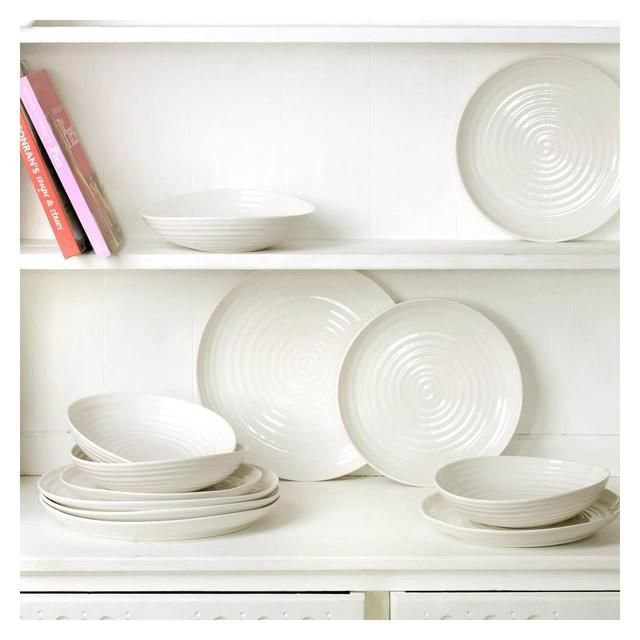 Sophie Conran White Porcelain Coupe Dinner Set 12 per pack