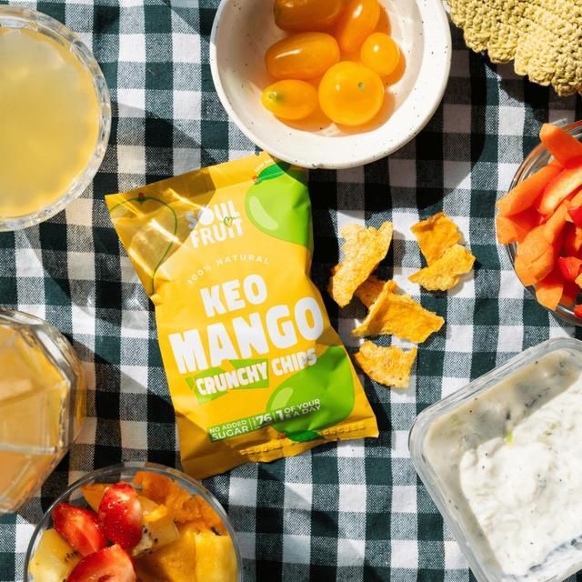 Soul Fruit Freeze Dried Mango Crisps 20g