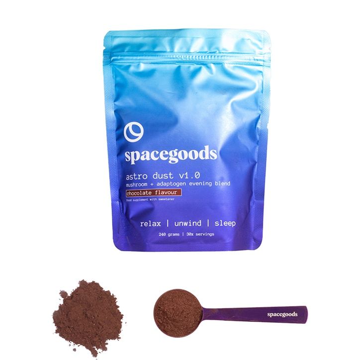 Spacegoods Astro Dust Chocolate Superfood Powder 240g Rainbow Dust (Chocolate)