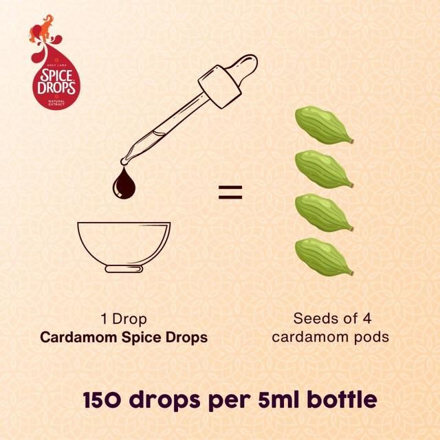 Spice Drops Concentrated Natural Cardamom Extract 5ml