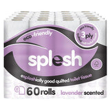 Splesh 60 Rolls Quilted Lavender Toilet Paper