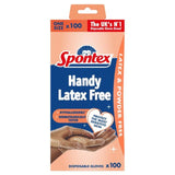 Spontex 100 Handy Latex Free Disposable Gloves 100 per pack