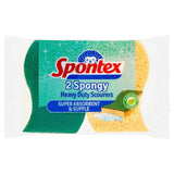 Spontex Heavy Duty Super Absorbent Sponge Scourer 2 per pack