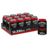 Jack Daniel's and Coca-Cola Zero Ready Mixed Drinks 12 x 330ml