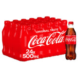 Coca-Cola Original Taste Cola Soft Drink 24 x 500ml