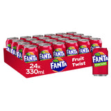 Fanta Fruit Twist Sparkling Soft Drink 24 x 330ml