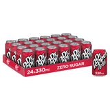 Dr Pepper Zero Sugar Free Cola 24 x 330ml Cans