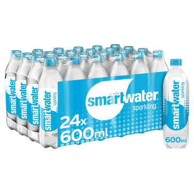 Glacéau Smartwater Sparkling Water 24 x 600ml