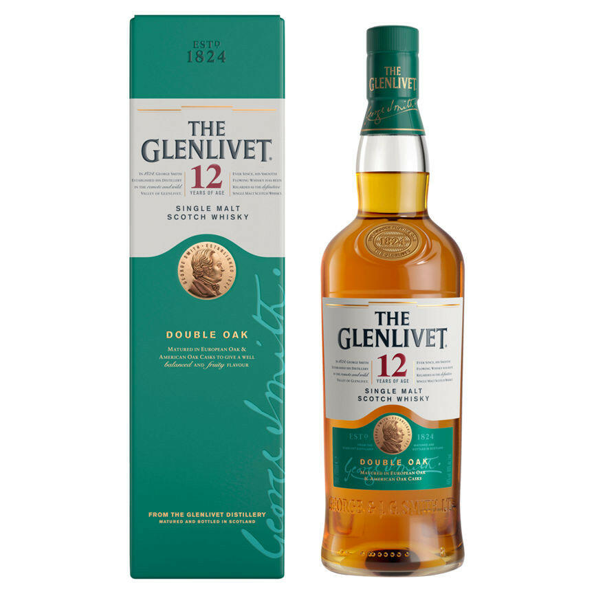 The Glenlivet 12 Year Old Single Malt Scotch Whisky Liqueurs & Spirits ASDA