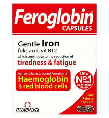 Vitabiotics Feroglobin - 30 Capsules Vitamins, Minerals & Supplements Boots