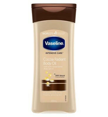 Vaseline Intensive Care Cocoa Radiant Body Oil 200 ml Suncare & Travel Boots