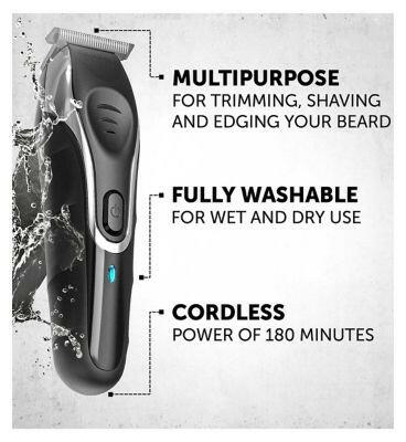 Wahl Trimmer Kit Aqua Blade Rechargeable Men's Toiletries Boots