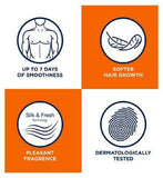 Veet Men Total Pro Hair Removal Cream Chest & Body Sensitive - 400ml Men's Toiletries Boots