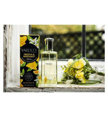 Yardley Freesia & Bergamot EDT 125ml Make Up & Beauty Accessories Boots