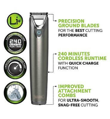 Wahl Trimmer Kit Lithium Titanium Steel Men's Toiletries Boots