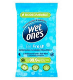 Wet Ones Be Fresh Biodegradable Antibacterial Hand Wipes, 12 Pack Suncare & Travel Boots