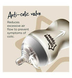 Tommee Tippee Closer to Nature Baby Bottles, Slow-Flow Breast-Like Teat with Anti-Colic Valve, 260ml, Pack of 3, Jungle Blues Baby Accessories & Cleaning Boots