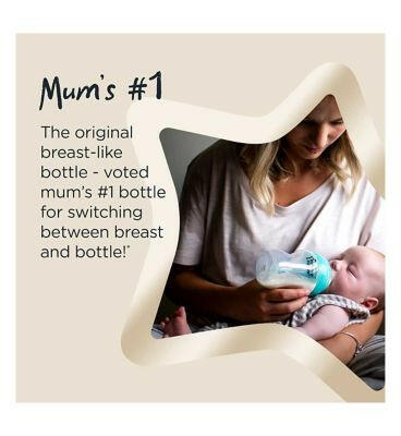 Tommee Tippee Advanced Anti-Colic Baby Bottle, 260ml, Self-Sterilising, Pack of 1 Baby Accessories & Cleaning Boots