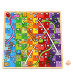 Tooky Toy wooden 2 in 1 Chess and Snakes and Ladders Toys & Kid's Zone Boots