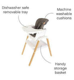 Tutti Bambini Nova Evolutionary Highchair - White/Oak GOODS Boots