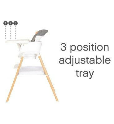 Tutti Bambini Nova Evolutionary Highchair - White/Oak GOODS Boots
